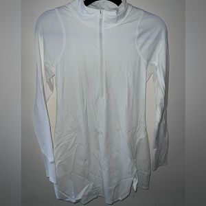 lululemon long sleeve athletic white dress